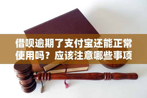 借唄逾期了支付寶還能正常使用嗎？應(yīng)該注意哪些事項(xiàng)？