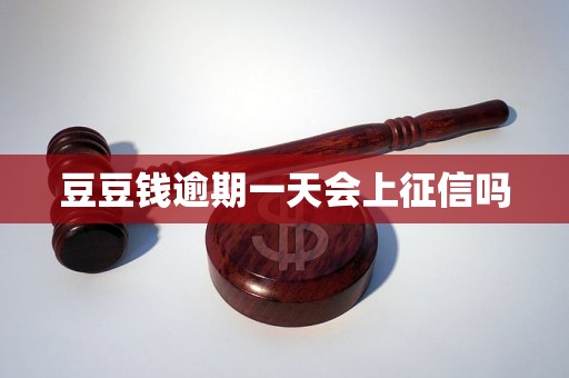 豆豆钱逾期一天会上征信吗 豆豆钱逾期一天会上征信吗