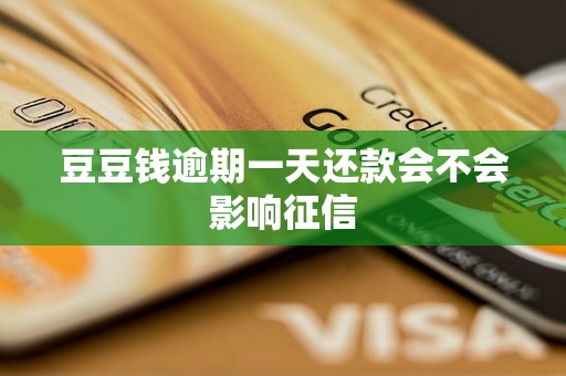 豆豆钱逾期一天还款会不会影响征信