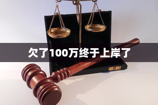 欠了100萬終于上岸了