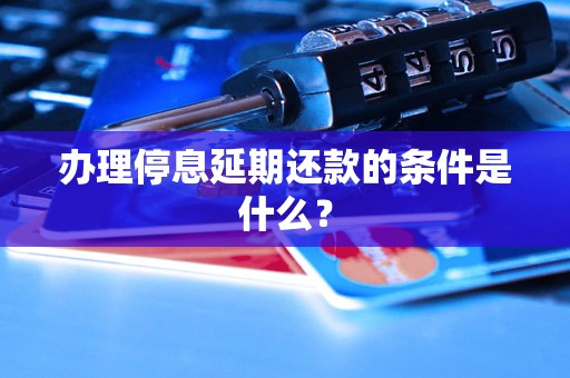 辦理停息延期還款的條件是什么？