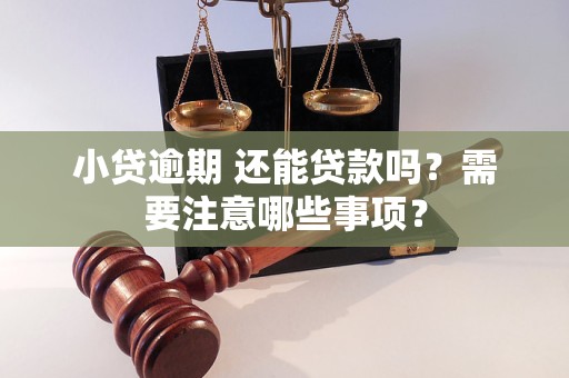 小貸逾期 還能貸款嗎？需要注意哪些事項(xiàng)？