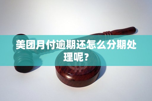 美團(tuán)月付逾期還怎么分期處理呢？