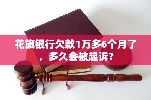 花旗银行欠款1万多6个月了，多久会被起诉？