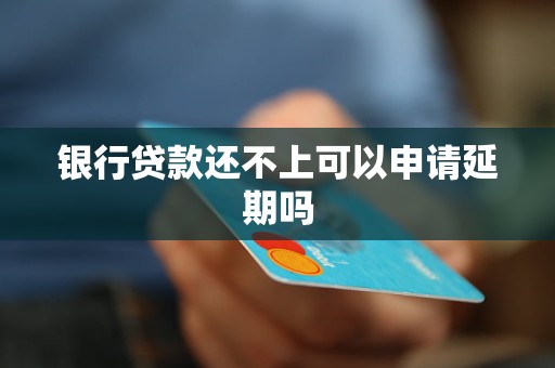 银行贷款还不上可以申请延期吗