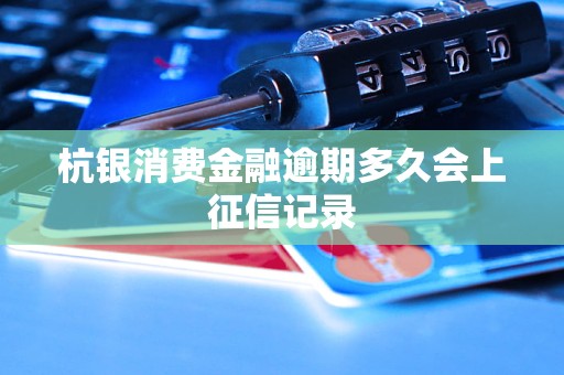 杭银消费金融逾期多久会上征信记录