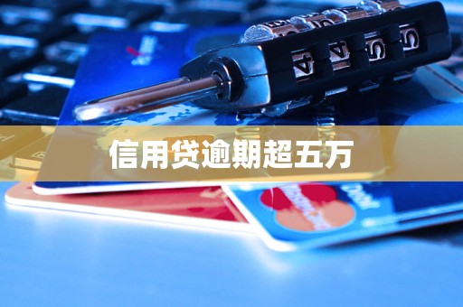 信用贷逾期超五万