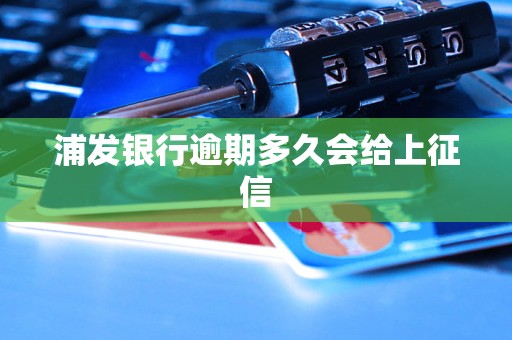 浦发银行逾期多久会给上征信
